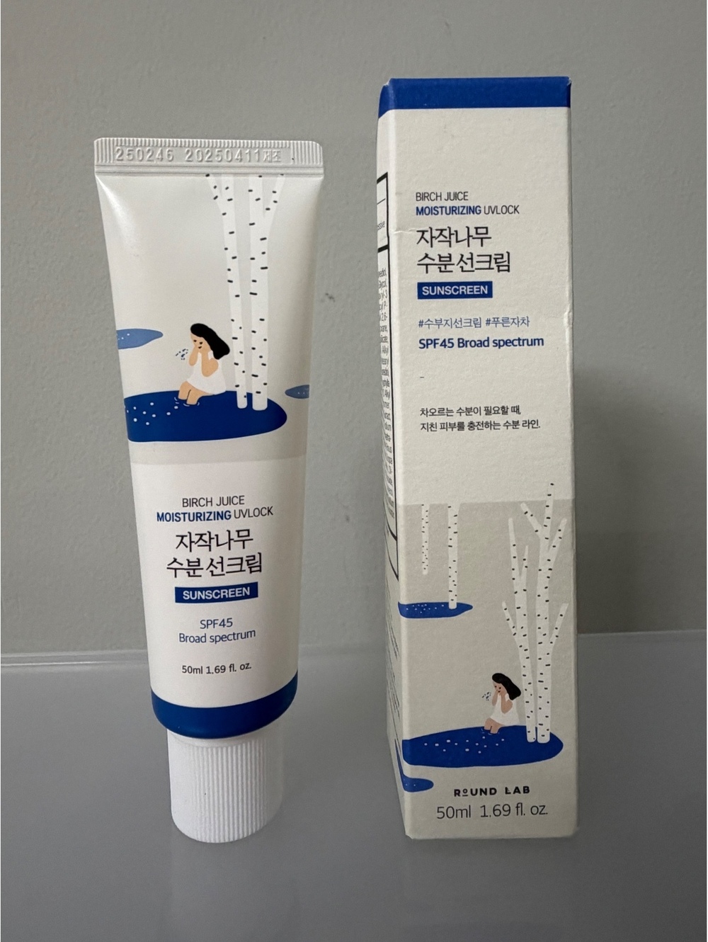 Round Lab Birch Juice Moisturizing UVLock Sunscreen SPF 45